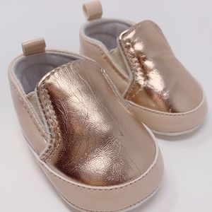 Baby Rose Gold and Beige shoes size 1